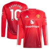 Camiseta de fútbol Manga Larga Manchester United Rashford 10 Primera Equipación 2024-25 - Hombre